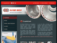Tablet Screenshot of olympmost.cz